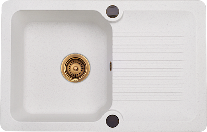 Мойка Kuppersberg ANCONA 1B 1D WHITE (гранит, 78 см) фото 1 Мойка Kuppersberg ANCONA 1B 1D WHITE (гранит, 78 см) preview 1