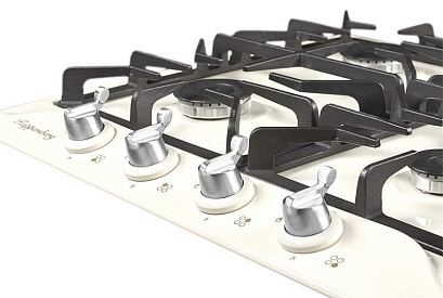 Варочная панель Kuppersberg FGC 63 W SILVER (60 см, белый) preview 2