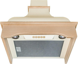 Кухонная вытяжка Kuppersberg KATRIN 60 CB (окрашенная сталь + массив дерева)