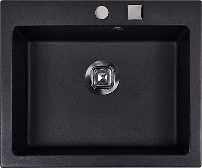 Мойка Kuppersberg MODENA 1B BLACK METALLIC (гранит, 61.5 см) preview 1
