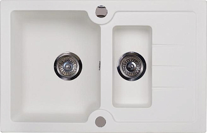 Мойка Kuppersberg MODENA 1.5B 1D WHITE ALABASTER (гранит, 78 см) preview 1