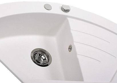 Мойка Kuppersberg GRANDA 1B 1D WHITE ALABASTER (гранит, 94 см) preview 2