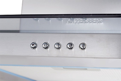 Кухонная вытяжка Kuppersberg LORA 60 X 4HPB (нержавеющая сталь + стекло) preview 3