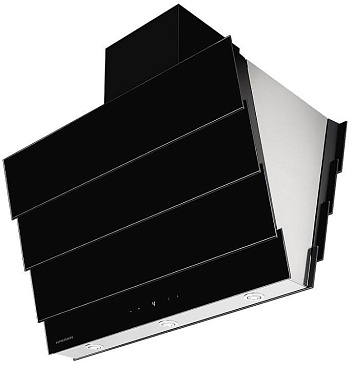 Кухонная вытяжка Kuppersberg RAMZ 90 B (нержавеющая сталь + стекло) preview 2