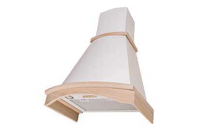 Кухонная вытяжка Kuppersberg TAIS 60 WM B (окрашенная сталь + массив дерева) preview 2